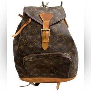 Guaranteed Authentic Louis Vuitton Large Back Pack see pics for condition